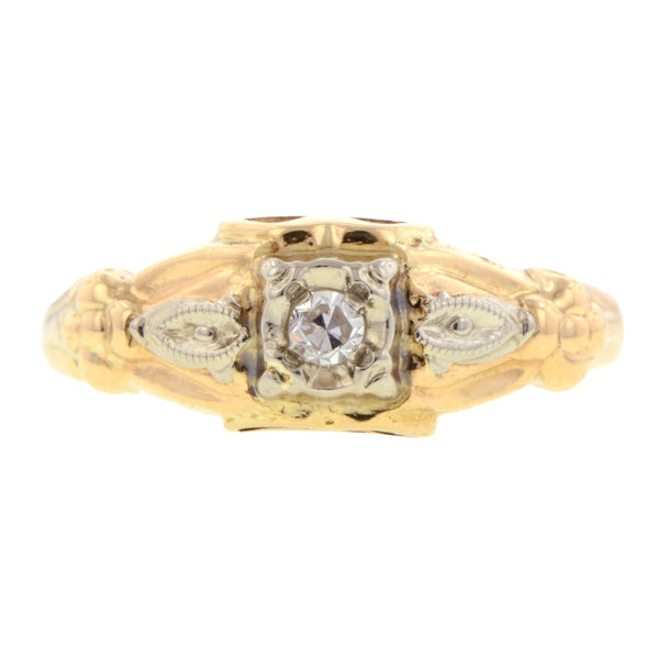 Vintage Diamond Engagement Ring, SC 0.03ct:: Doyle & Doyle