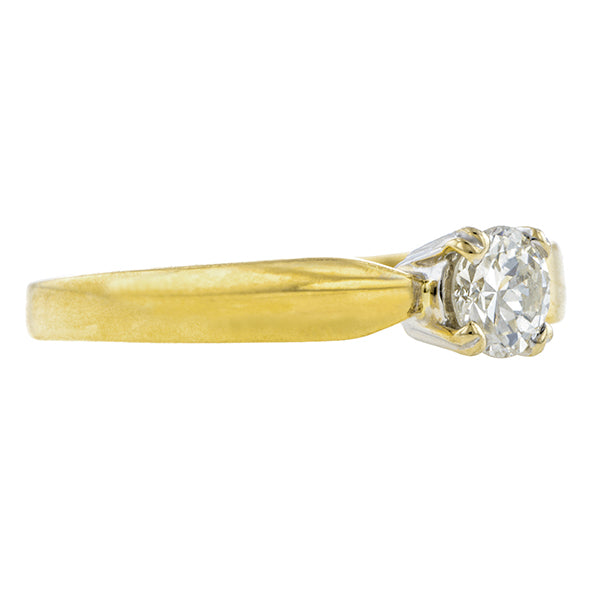 Vintage Diamond Solitaire Engagement Ring, RBC 0.40ct:: Doyle & Doyle