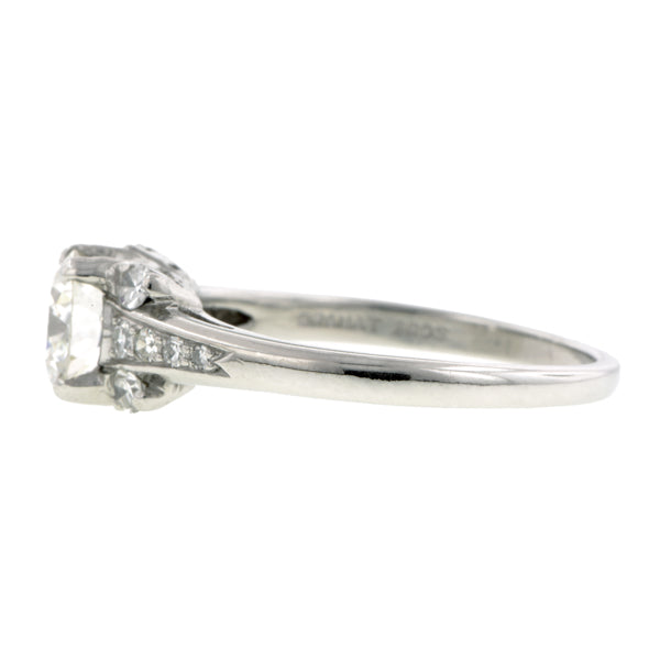 Vintage Diamond Engagement Ring, TRB 0.82ct::Doyle & Doyle