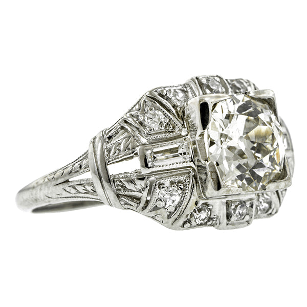Art Deco Engagement Ring, Old Euro; 1.24ct:: Doyle & Doyle