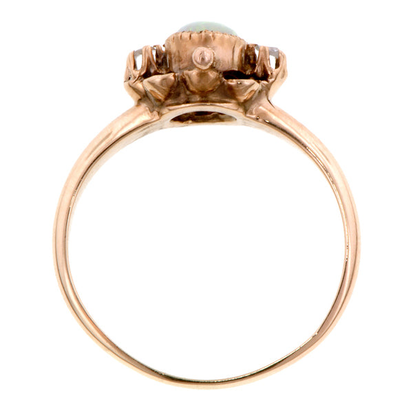 Opal & Diamond Ring10k