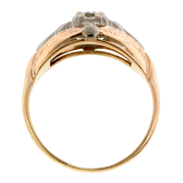 Vintage Engagement Ring, RBC 0.20ct::Doyle & Doyle