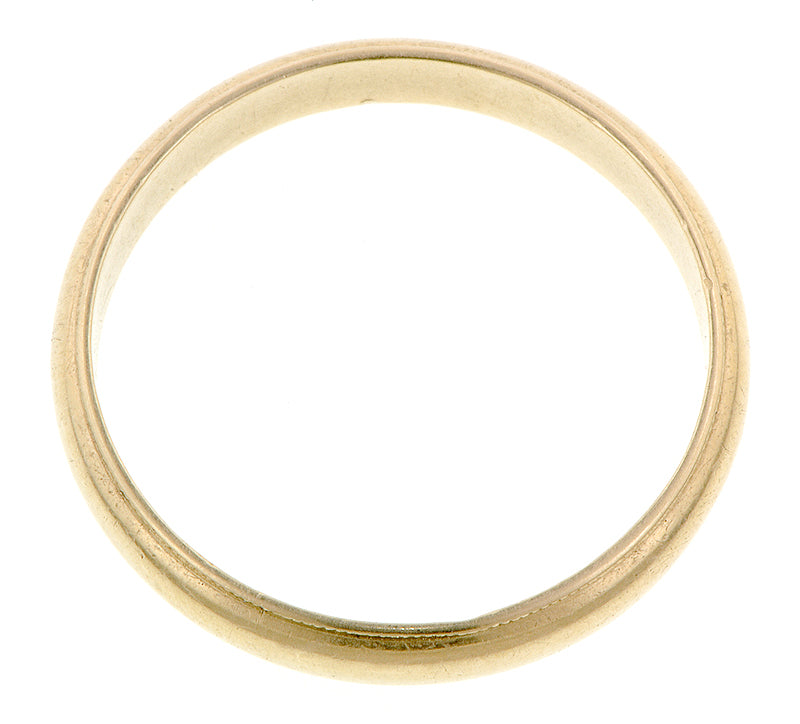 Half Round Wedding Band with Millegrained Edge :: Doyle & Doyle