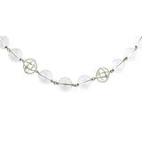 Globe & Rock Crystal Necklace- Heirloom by Doyle & Doyle:: Doyle & Doyle