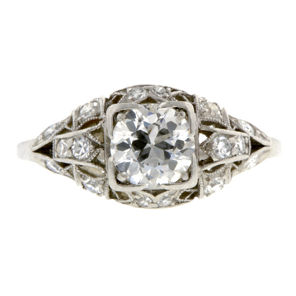 Art Deco Engagement Ring, Old Euro 0.60ct :: Doyle & Doyle