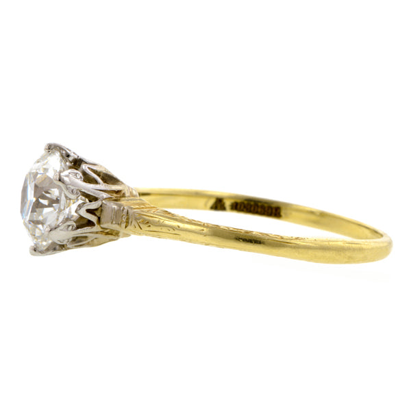 Edwardian Diamond Solitaire Engagement Ring, 1.23ct::Doyle & Doyle