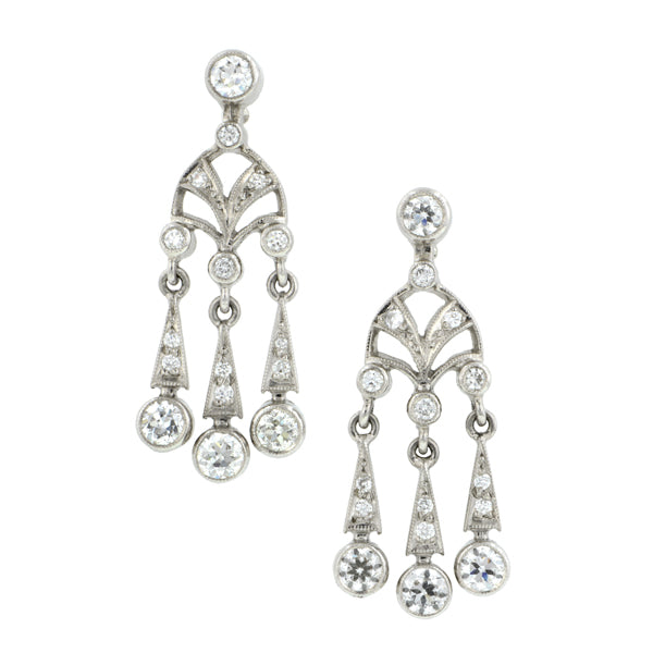 Diamond Drop Earrings:: Doyle & Doyle