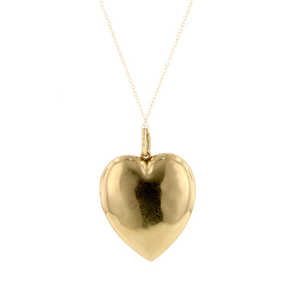 Vintage Diamond Heart Locket::Doyle & Doyle