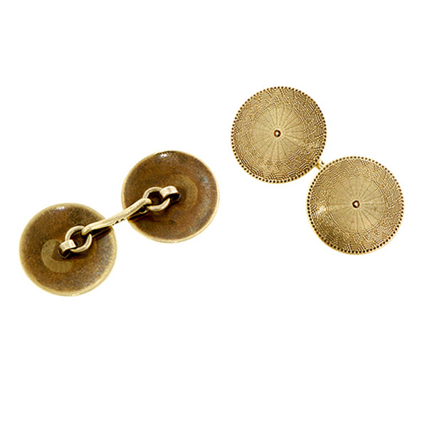 Edwardian Double Sided Cufflinks:: Doyle & Doyle