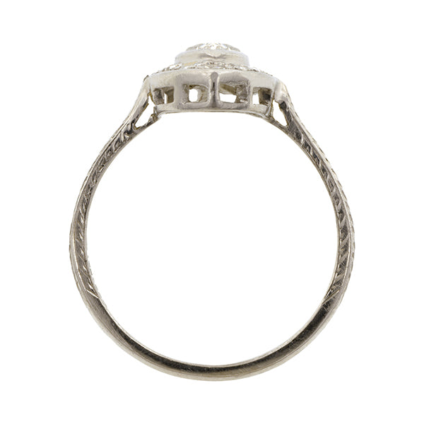 Vintage Marquise Engagement Ring, 0.56ct::
