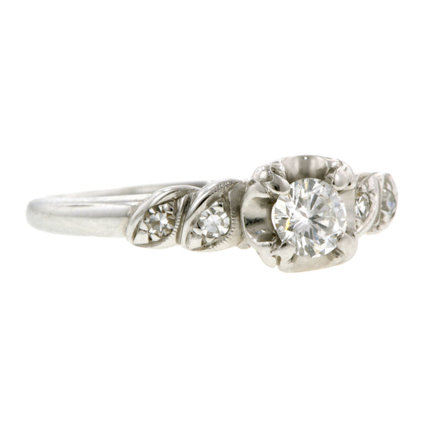 Vintage Engagement Ring, RBC 0.20ct:: Doyle & Doyle