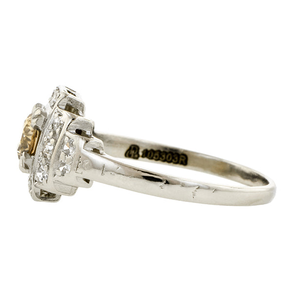 Vintage Diamond Engagement Ring, RBC; 0.44ct:: Doyle & Doyle