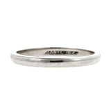 Vintage Half Round Wedding Band Ring sold by Doyle & Doyle vintage and antique jewelry boutique.