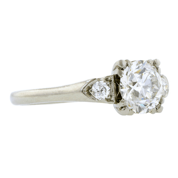 Vintage Diamond Engagement Ring, Old Euro 1.38ct:: Doyle & Doyle