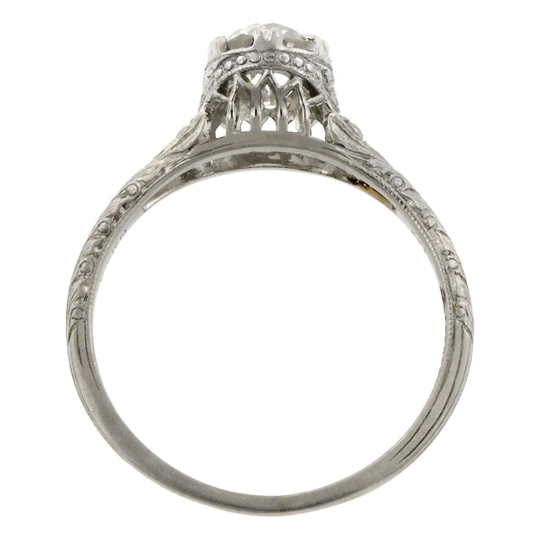 Edwardian Diamond  Engagement Ring, Old Euro 0.77ct:: Doyle & Doyle