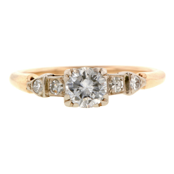 Vintage Engagement Ring, RBC 0.44ct:: Doyle & Doyle