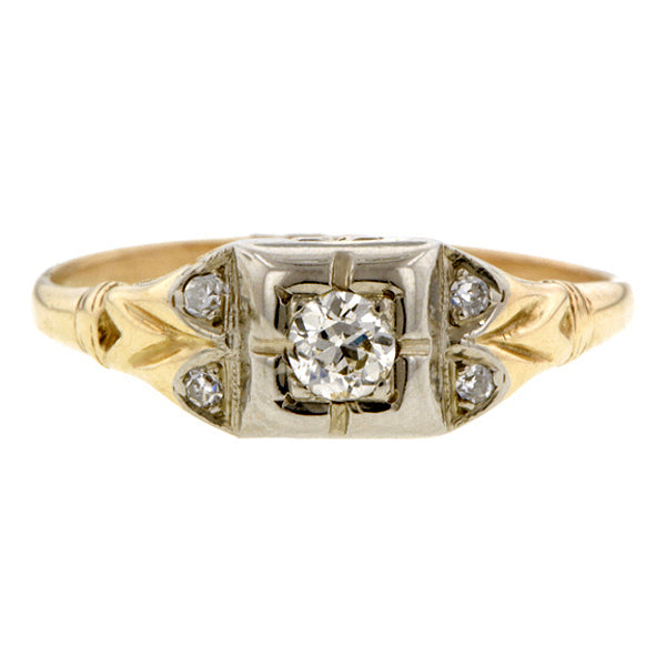 Art Deco Diamond Ring, Old European Doyle & Doyle
