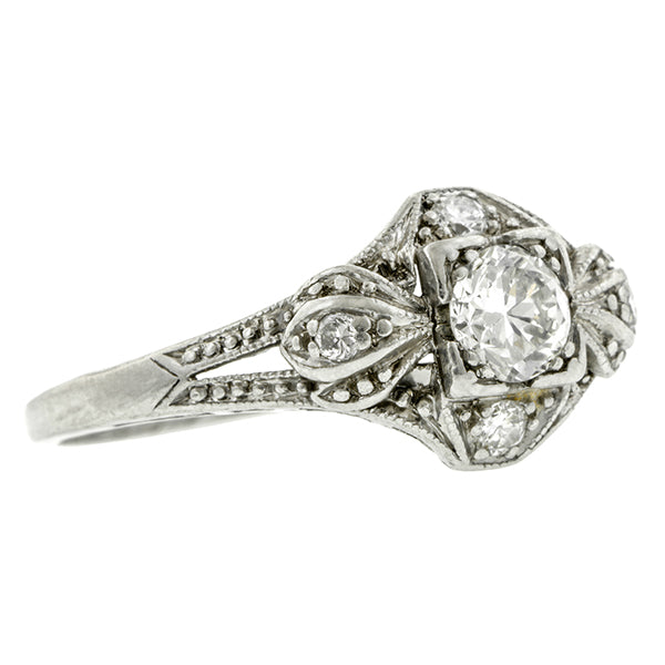 Art Deco Engagement Ring, TRB; 0.28ct:: Doyle & Doyle