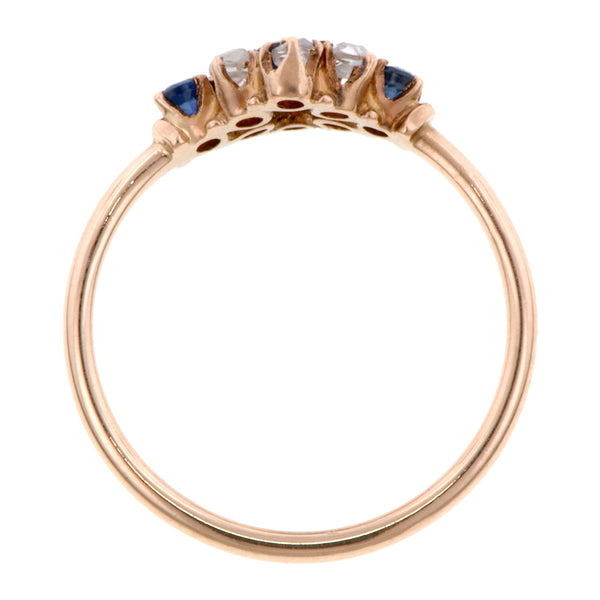 Victorian Sapphire & Diamond Ring:: Doyle & Doyle