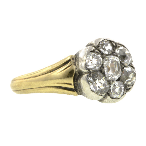 Victorian Diamond Cluster Ring, Old Mine 0.20ct
