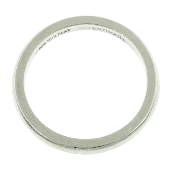 Vintage ring: a Platinum Wedding Band sold by Doyle & Doyle vintage and antique jewelry boutique.