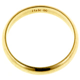 Half Round Gold Wedding Band:: Doyle & Doyle