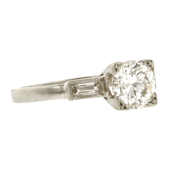 Vintage Engagement Ring, RBC 0.96ct sold by Doyle and Doyle an antique and vintage jewelry boutique