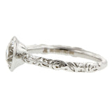 Old Euro 1.00ct Bezel Engagement Ring- Heirloom by Doyle & Doyle