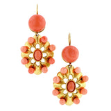 Victorian Coral Earring & Pin Set:: Doyle & Doyle