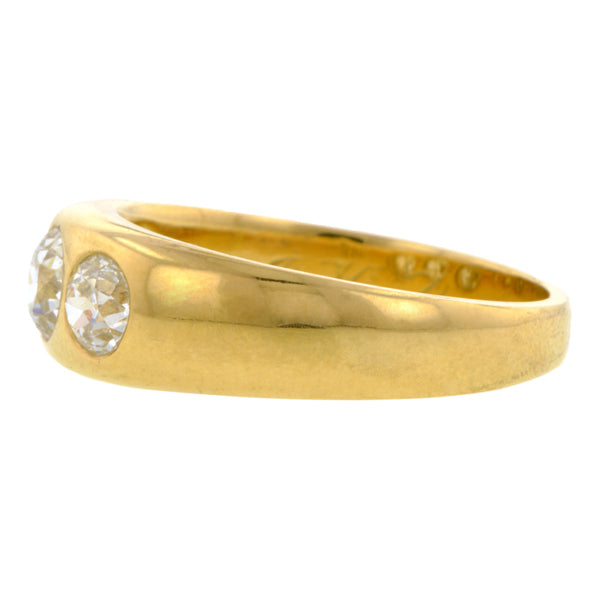 Edwardian Three Diamond Ring