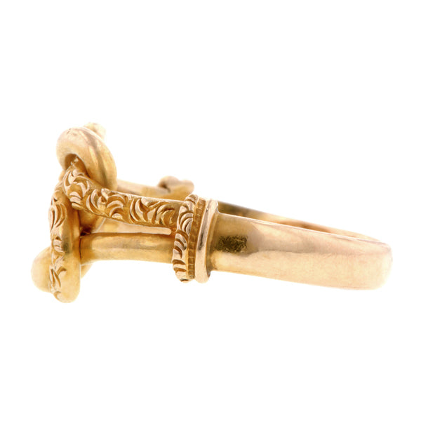 Victorian Double Love Knot Ring::Doyle & Doyle