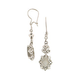 _Cushion Moonstone Diamond Drop Earrings Heirloom by Doyle & Doyle