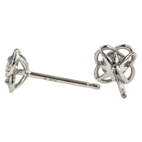 Entwined Diamond Stud Earrings- Heirloom by Doyle & Doyle