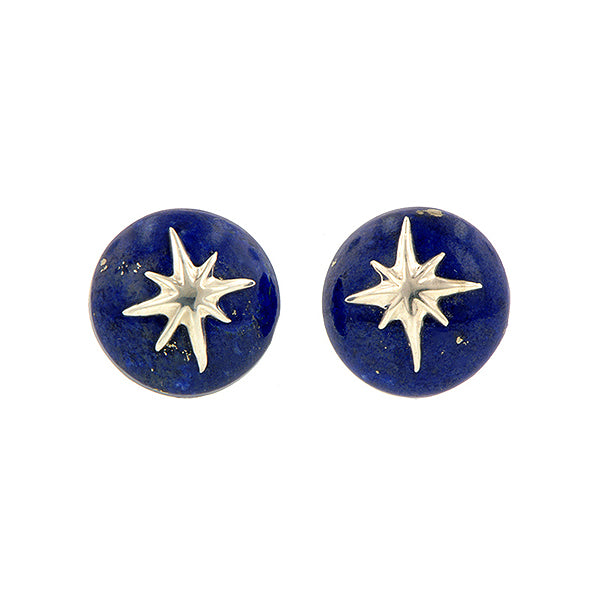 North Star Lapis Star Earrings from Doyle & Doyle 