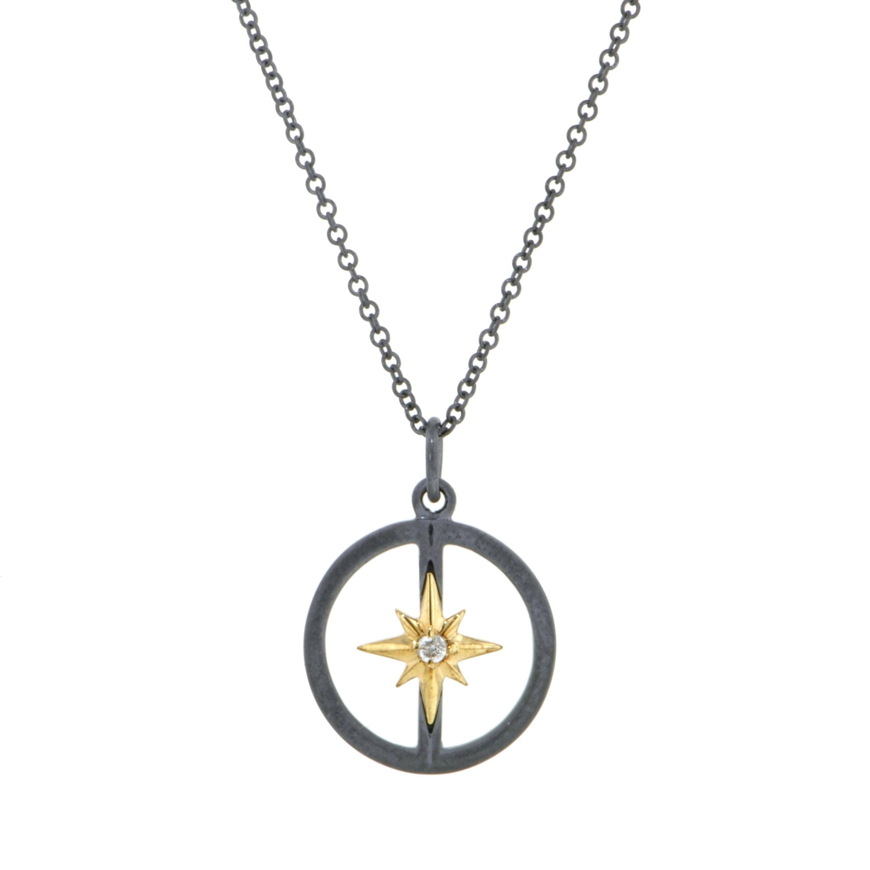D&D Compass Rose Pendant, West 13th Collection, Doyle & Doyle
