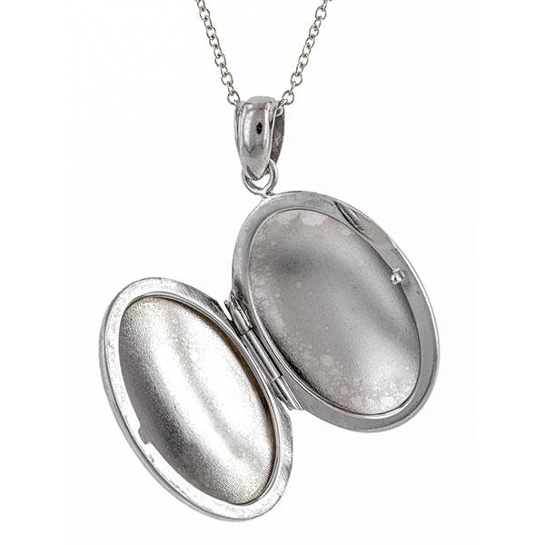 North Star Locket Small, West 13th Collection, sold by Doyle & Doyle vintage and antique jewelry boutique.