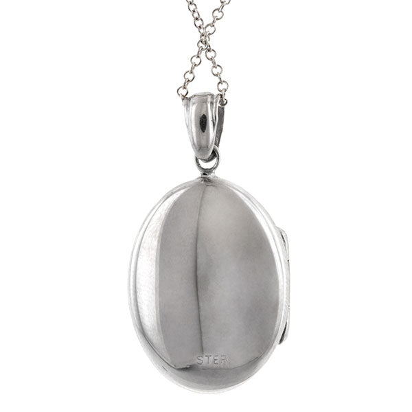 North Star Locket Small, West 13th Collection, sold by Doyle & Doyle vintage and antique jewelry boutique.