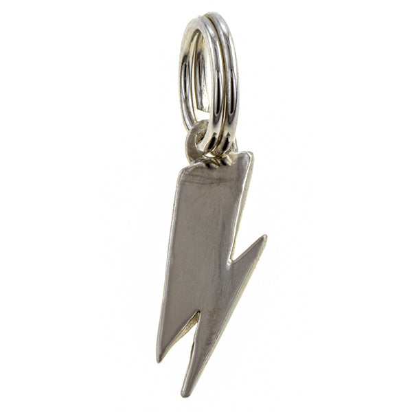 Lightning Bolt charm in sterling silver, Heirloom by Doyle & Doyle collection. From Doyle & Doyle jewelry.