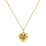 You and Me Heart Pendant Necklace sold by Doyle and Doyle an antique and vintage jewelry boutique