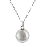 You and Me Sphere Heart Pendant Necklace sold by Doyle and Doyle an antique and vintage jewelry boutique