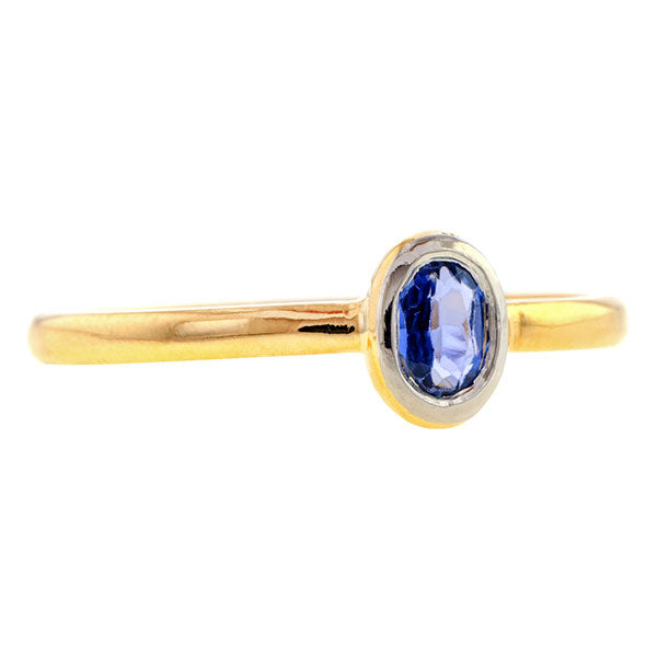 Oval Sapphire Ring- Heirloom by Doyle & Doyle