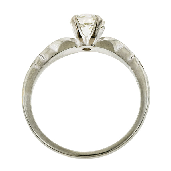 Art Deco Diamond Solitaire Engagement Ring, Old Euro 0.75ct:: Doyle & Doyle