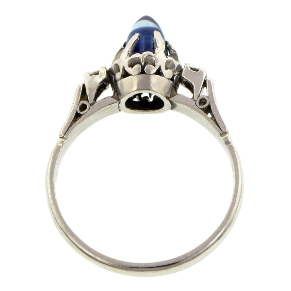 Vintage Bullet Sapphire Ring, 1.33ct