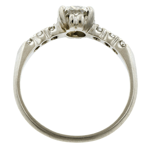 Vintage Diamond Engagement Ring, Cushion 0.86ct:: Doyle & Doyle