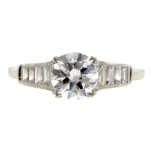 Vintage Diamond Engagement Ring, TRB 0.92ct::Doyle & Doyle