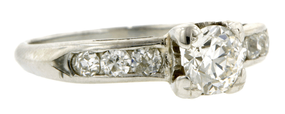 Vintage Engagement Ring, Old European Doyle & Doyle