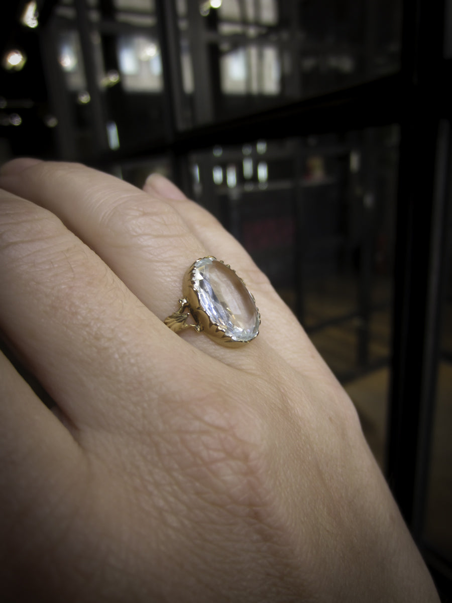 Victorian Aquamarine Ring:: Doyle & Doyle