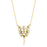 Vintage Diamond & Pearl Necklace:: Doyle & Doyle