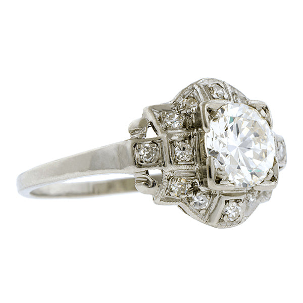 Vintage Diamond Engagement Ring, TRB 0.90ct::Doyle & Doyle