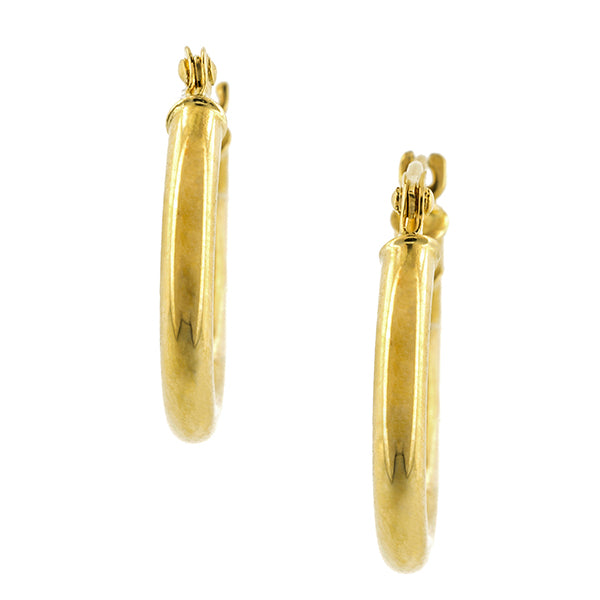 Classic Gold Hoop Earrings sold by Doyle & Doyle